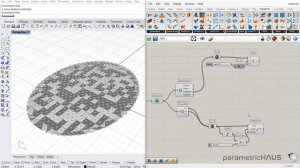 Creating a Dome structure in Grasshopper using the Kangaroo solver (no audio)