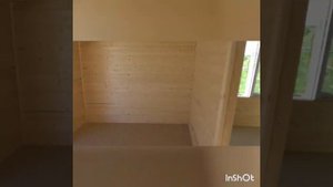 Дачный домик из бытовок 6х4.8 с открытой верандой 1.5х6