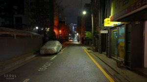 Gangnam Walk and Beautiful Night View of Seoul City _ Korea Solo Travel