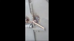 установка ручки для калитки из хлама..