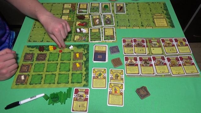 Агрикола. Играю в настольную игру. Соло. Agricola board game. Let's play. Old version. 1 player. смотреть онлайн