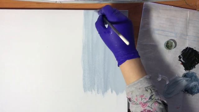 Зимний пейзаж? "ЖЕЛТОЕ ДЕРЕВО"написать МАСТИХИНОМ и КИСТЬЮ,OIL 1 часть смотреть онлайн