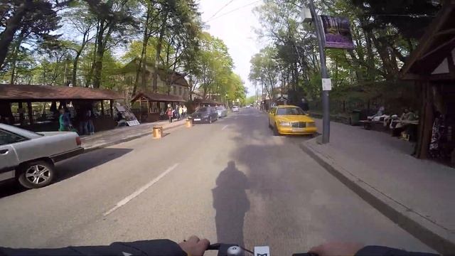 От санатория Янтарный берег до нового променада через переезд смотреть онлайн