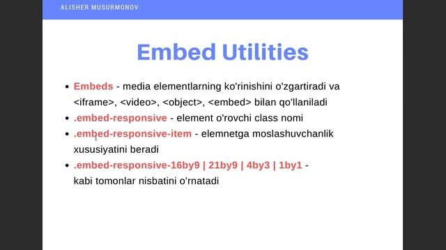#20 - Bootstrap utilities 1 смотреть онлайн