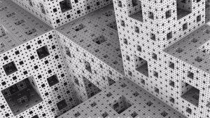 Картинка рендеринг. Фрактал, Мандельброт, губка Менгера | Picture Rendering. Fractal, Menger sponge