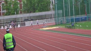 1 этап первенства Москвы среди 2001-2002. забег 200 м девушки