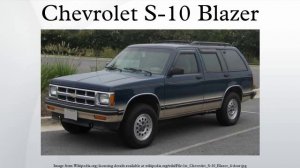 Chevrolet S-10 Blazer