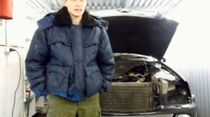 3.Замена радиатора охлаждения на Мерседесе ML W163