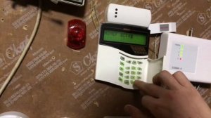 Тэст пожарной сигнализации на приборе болид