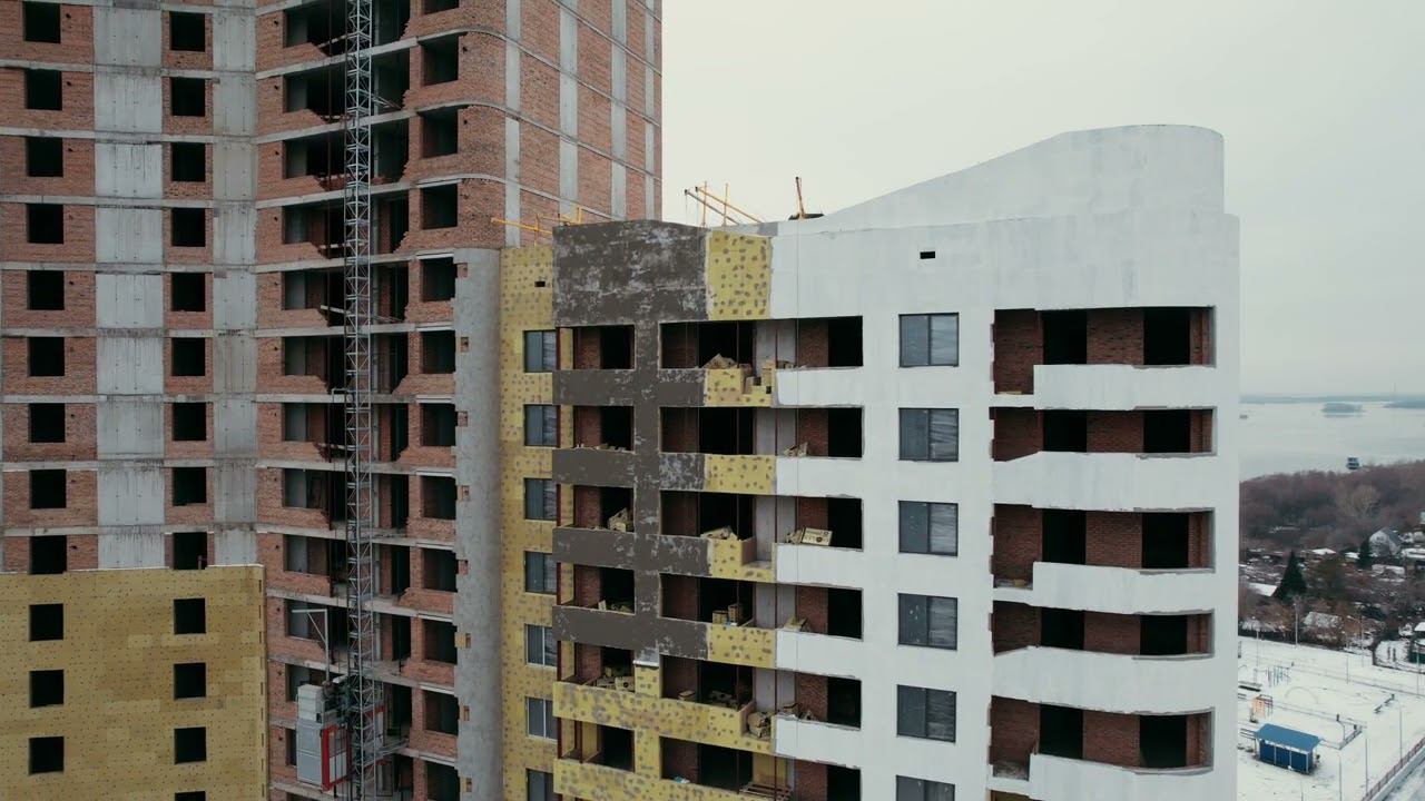 Квартал "Беринг" в Новосибирске - Ход строительства Ноябрь 2023 смотреть онлайн