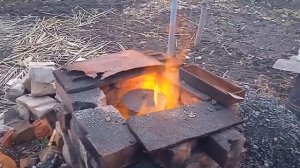 Плавка алюминиевых банок. Уменьшение шлака при плавке.