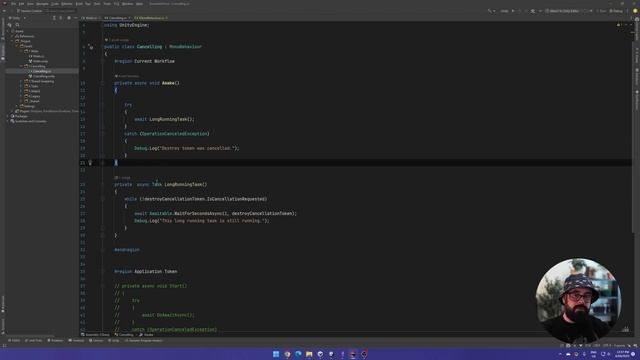 Unity async / await: Awaitable
