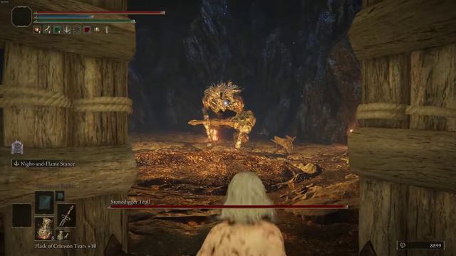 Elden Ring | ONE SHOTTING Stone Digger Troll | NO ARMOR + OP SWORD | Guide смотреть онлайн