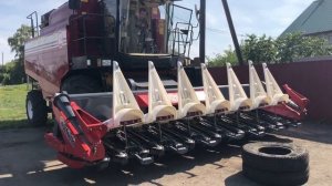 Кукурузная жатка Akturk Makina и Полесье 12