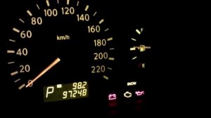 Работа индикатора AT CHECK на Nissan Almera Classic