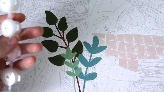 Процесс рисования картины по номерам от "ФРЕЯ" смотреть онлайн