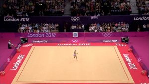 Евгения Канаева. Упражнение с лентой