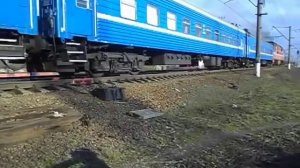 [RZD] Тепловоз ТЭП70-0242 с поездом  №52 "Звязда" Минск - СПб