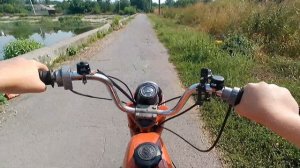 Покатушки на мопеде Карпаты