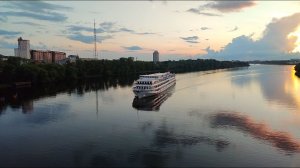 Теплоход "Кронштадт" отправляется из Твери. 06.08.2024