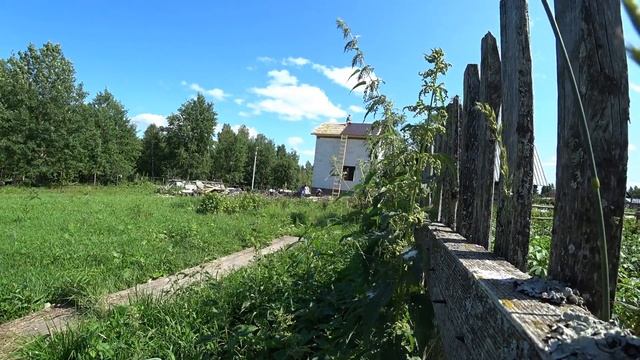 ДВУСКАТНАЯ КРЫША из металлочерепицы. Цена. Дом из газобетона. смотреть онлайн