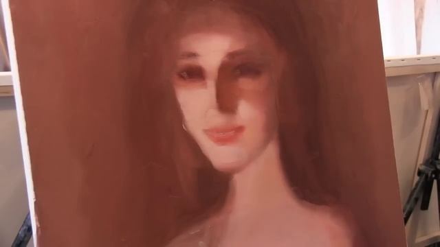 Портрет маслом для начинающего художника, научиться рисовать портрет, художник Сахаров