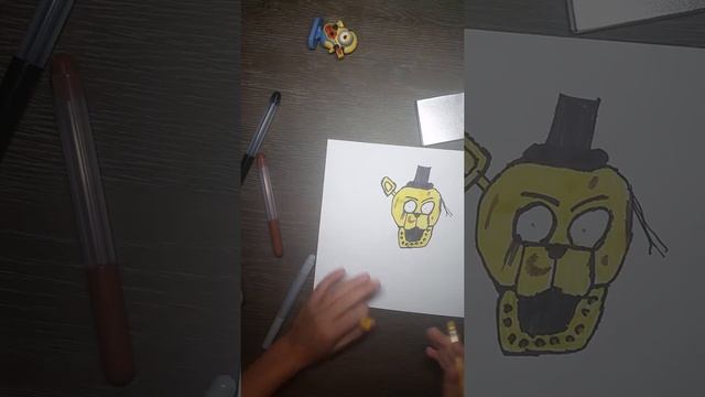 Как рисовать golden freddy 2 смотреть онлайн