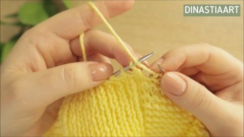 МК | Следки тапочки на 2 спицах одним полотном | Простые следки спицами #вязание #dinastiaart