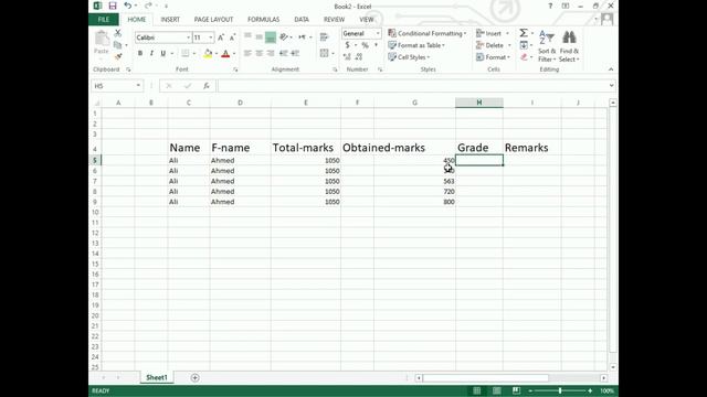 Computer basics course lecture #5 MS-Excel 2021 latest