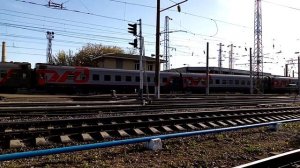 Отправление ТЭП70БС-272 с Пенза-Москва