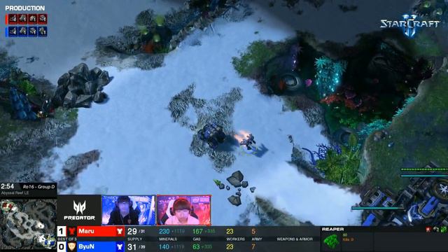 StarCraft II - ByuN vs. Maru [TvT] - Group D - IEM Shanghai 2017 смотреть онлайн