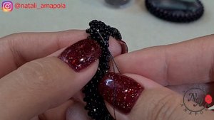 Колье из бисера "Звездное небо" Ч 1/Колье/Beaded necklace/Beaded corner/DIY necklace/Natali Amapola