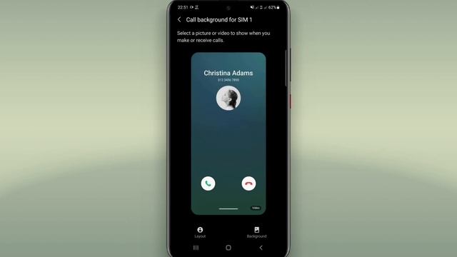 how to set call background video | कॉल के बैकग्राउंड में वीडियो कैसे लगाये смотреть онлайн