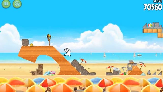 Angry Birds Rio v1.4.2 (Golden Beach Ball) level 3 смотреть онлайн