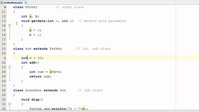 107. Multi Level Inheritance in Java Programming (Hindi) смотреть онлайн