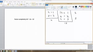 Problem 2 | 2x^2 - 2x - 12