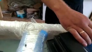 УСТАНОВКА ВНУТРЕННЕГО УПЛОТНИТЕЛЯ В СТВОРКУ ДЕРЕВЯННОГО ОКНА СО СТЕКЛОПАКЕТОМ