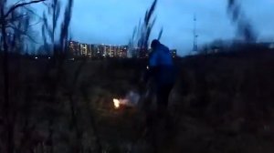 Мега петарда + газовый баллон