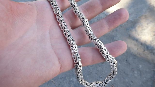 Цепь плетения лисий хвост,серебро 925 гр смотреть онлайн