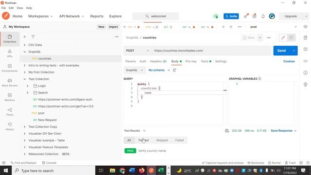 Testing GraphQL Queries Using Postman with Example смотреть онлайн