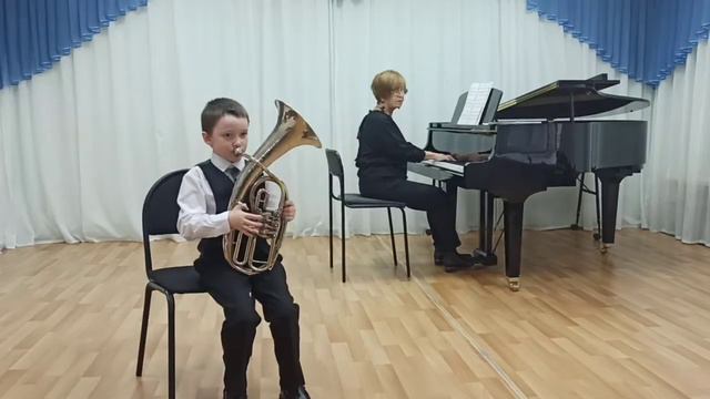 Зубов Лев, 7 лет, Русская нар песня Как под горкой, Г Эрнесакс Паровоз смотреть онлайн