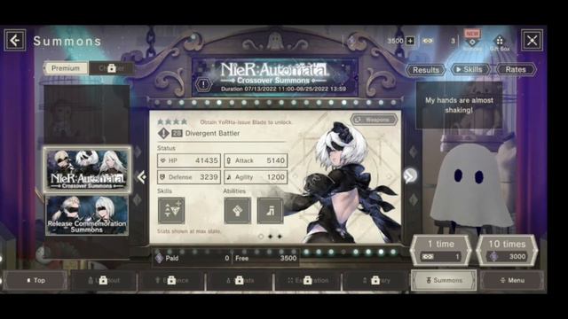 NieR Re[in]carnation - NieR:Automata cross over Gacha (Random Gacha 01) смотреть онлайн