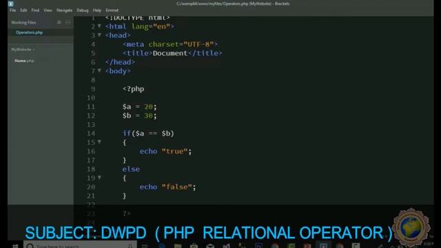 UNIT 2  RELATIONAL OPERATOR