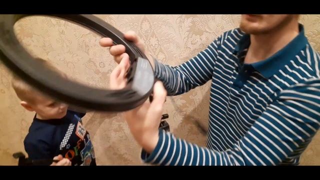 Кольцевая LED лампа на штативе с держателем для телефона и пультом смотреть онлайн