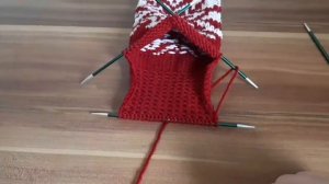 Новогодние носочки/Жаккард