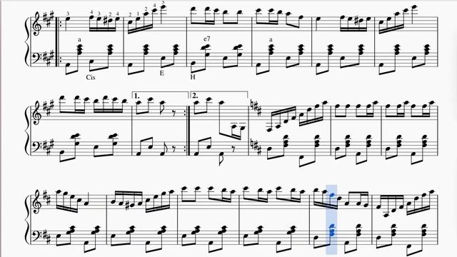 Polka Dziadek, Akordeon, Nuty, Clarinet Polka, A Hupfata, Accordion, sheet music смотреть онлайн