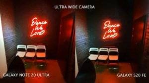 GALAXY S20 FE vs GALAXY NOTE 20 ULTRA. СРАВНЕНИЕ КАМЕР