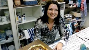 Декупаж мебели с использованием потали