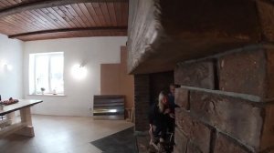 Большой камин. Большой камин в доме  Inglenook