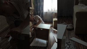Сборка тумбочки / сборка мебели